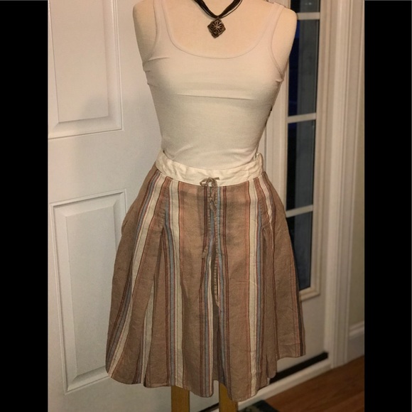 Striped Banana Republic skirt size 2 - Picture 3 of 7